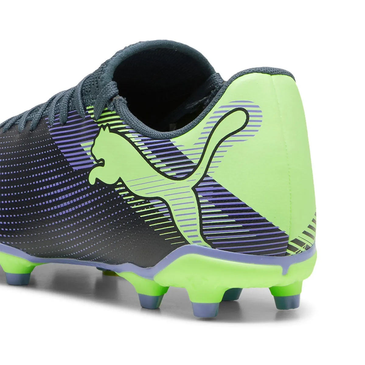 Puma Future 7 Play FG/AG Football Boots - Adult - Grey/Purple/Fizzy Apple