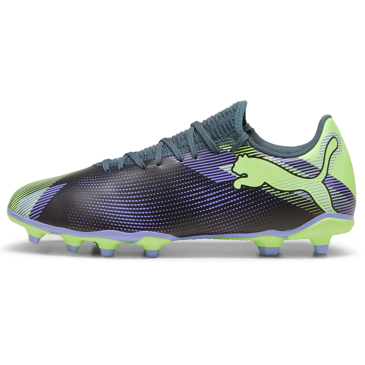 Puma Future 7 Play FG/AG Football Boots - Adult - Grey/Purple/Fizzy Apple