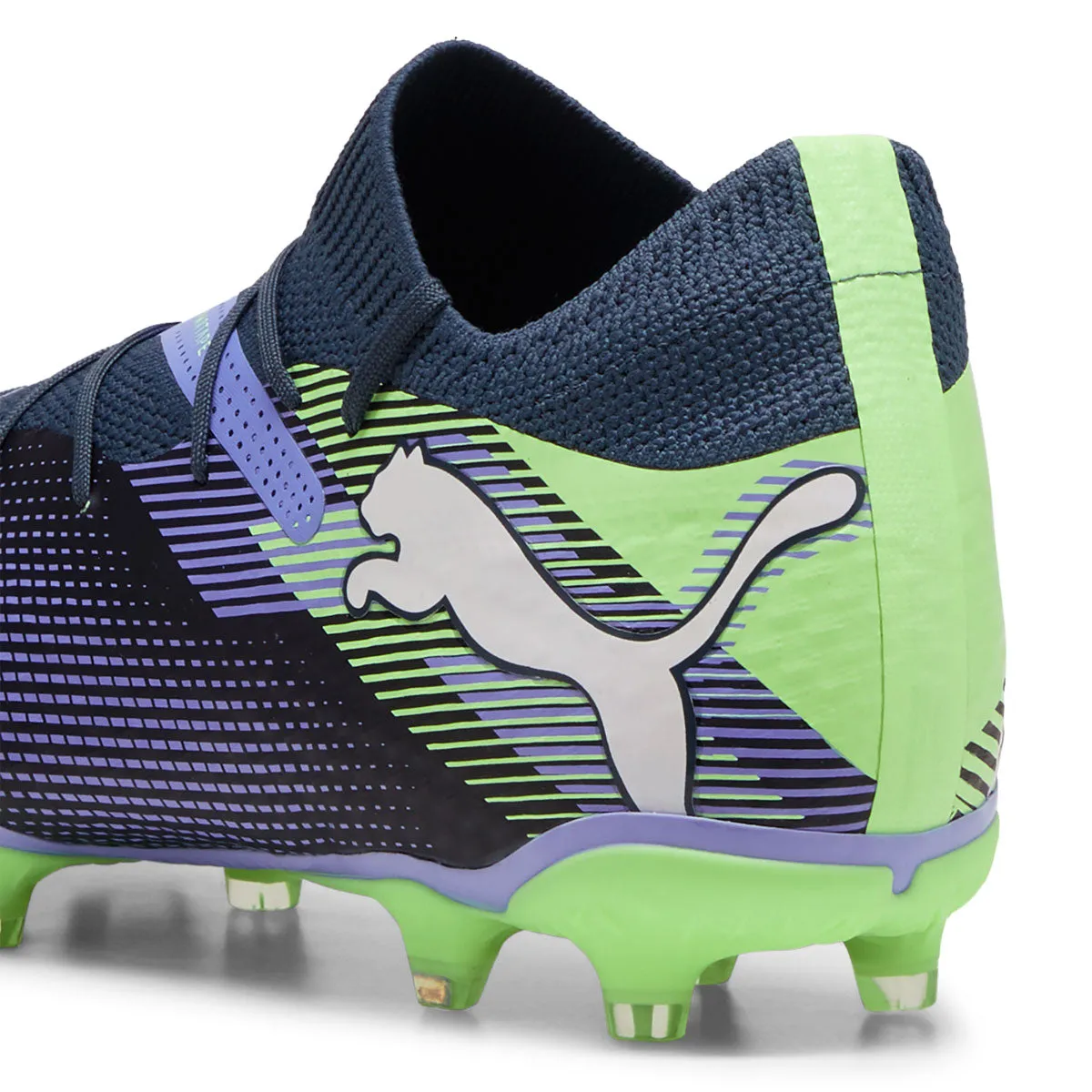 Puma Future 7 Pro FG/AG Football Boots - Adult - Grey/White/Fizzy Apple