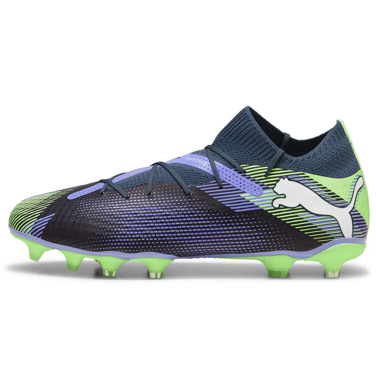 Puma Future 7 Pro FG/AG Football Boots - Adult - Grey/White/Fizzy Apple