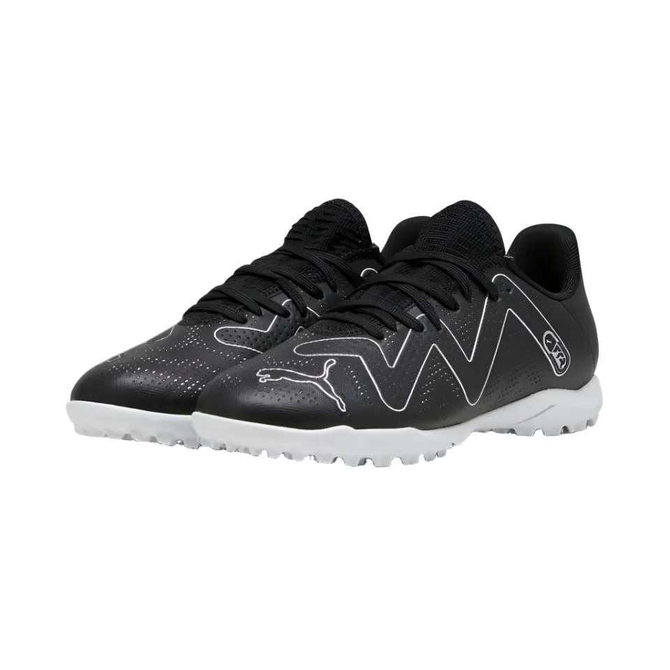 Puma Junior Future Play Football Boots TT Black/ Silver