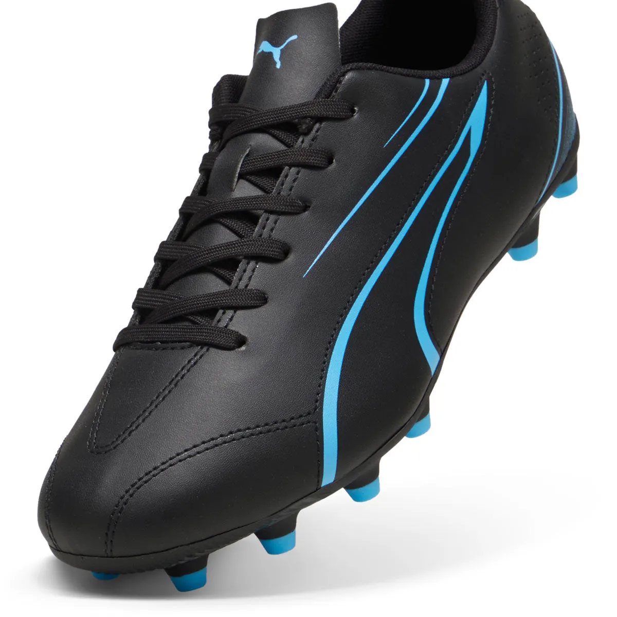 Puma Vitoria FG/AG Football Boots - Adult - Black/Luminous Blue