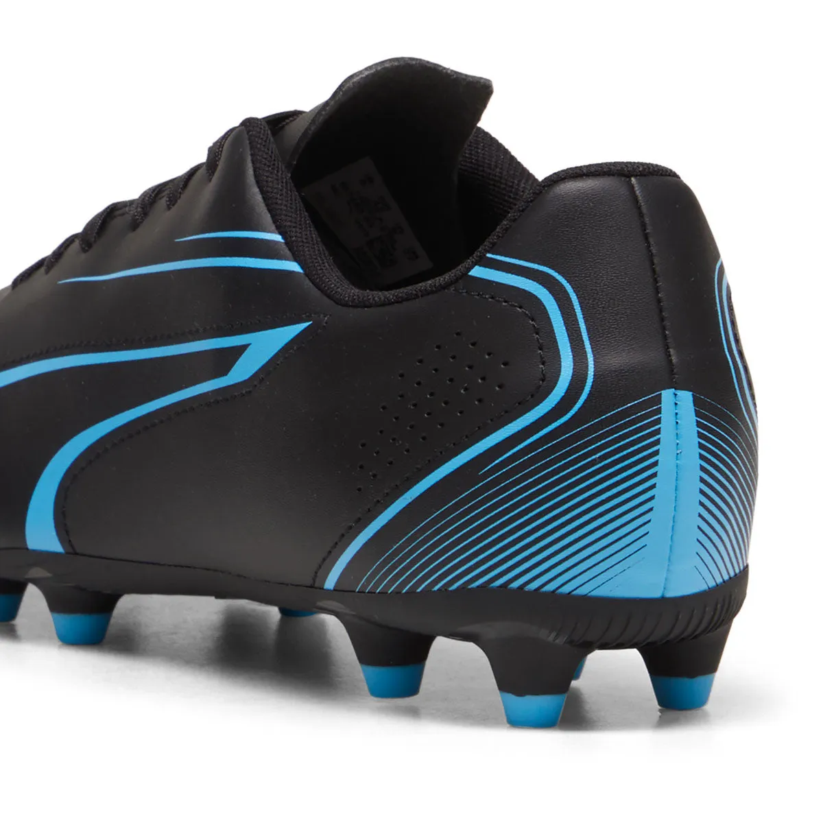 Puma Vitoria FG/AG Football Boots - Adult - Black/Luminous Blue