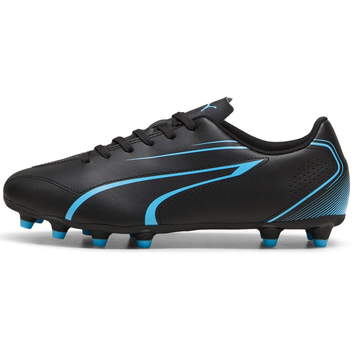 Puma Vitoria FG/AG Football Boots - Adult - Black/Luminous Blue