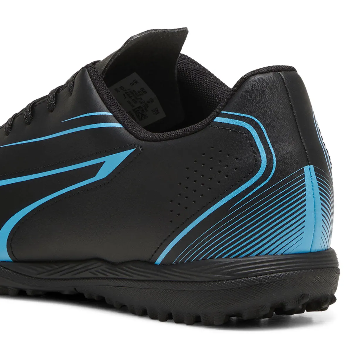 Puma Vitoria TT Turf Football Boots - Adult - Black/Luminous Blue