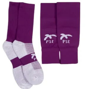 PURPLE PREMIER TUBE AND CREW SOCK SET