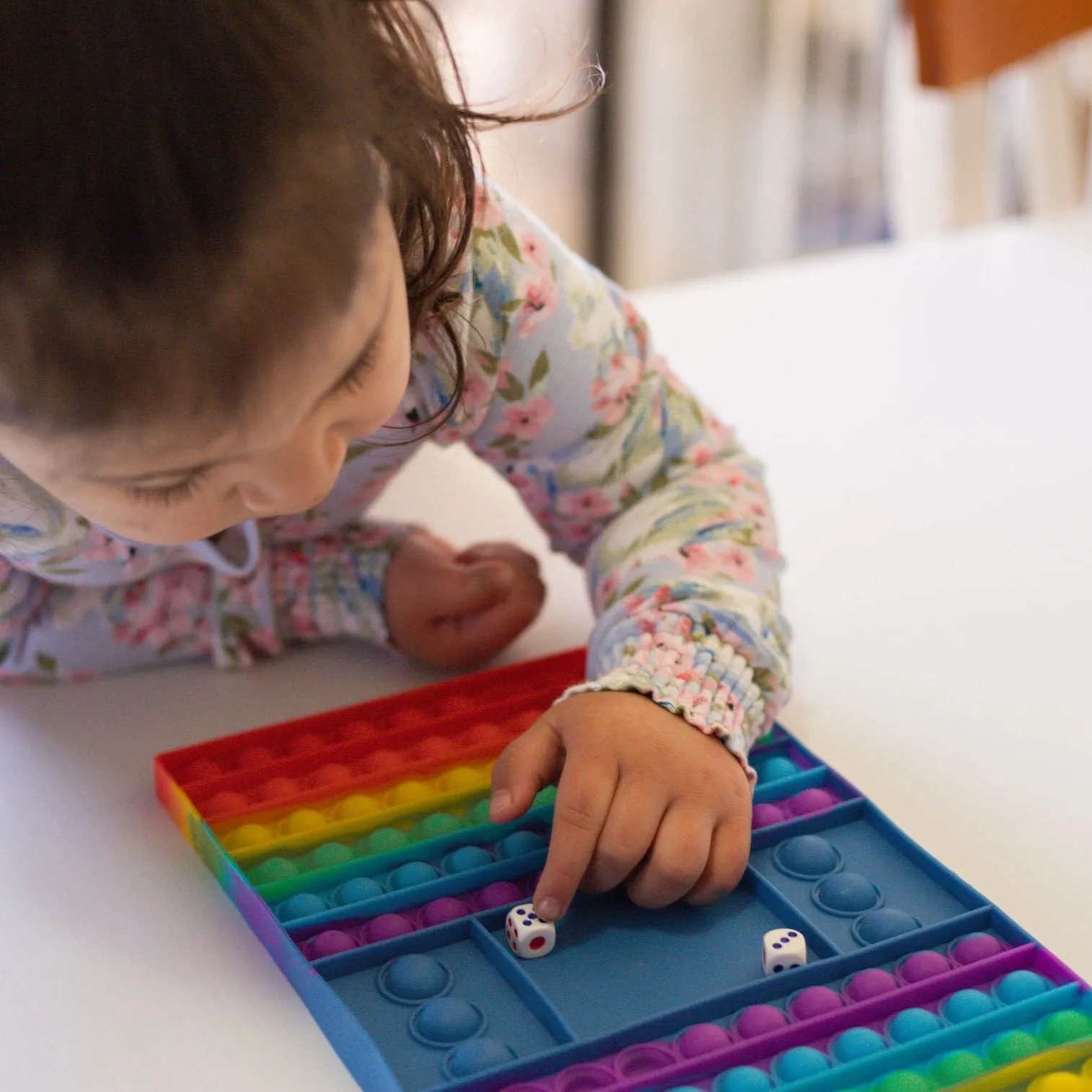 Rainbow Pop It Board Game | 2 Player