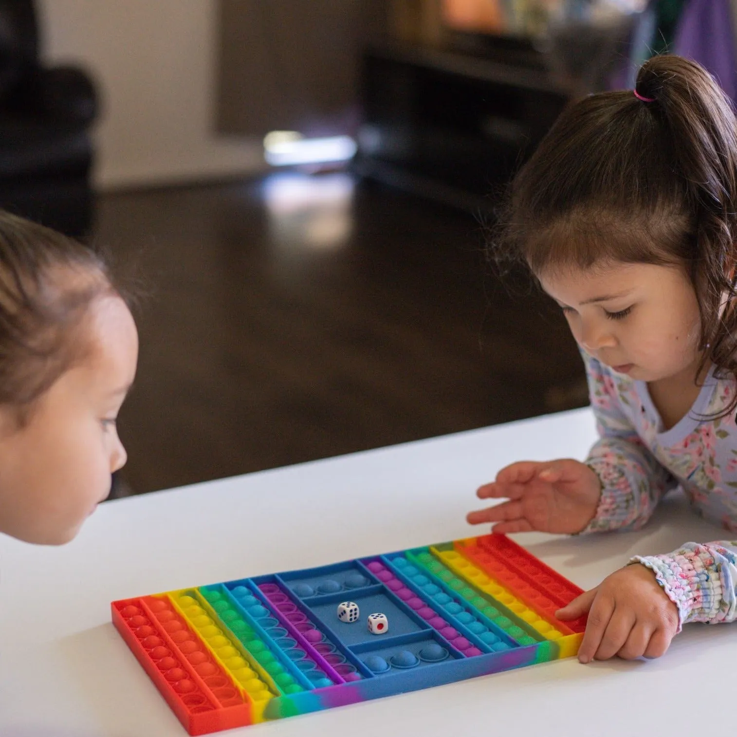 Rainbow Pop It Board Game | 2 Player