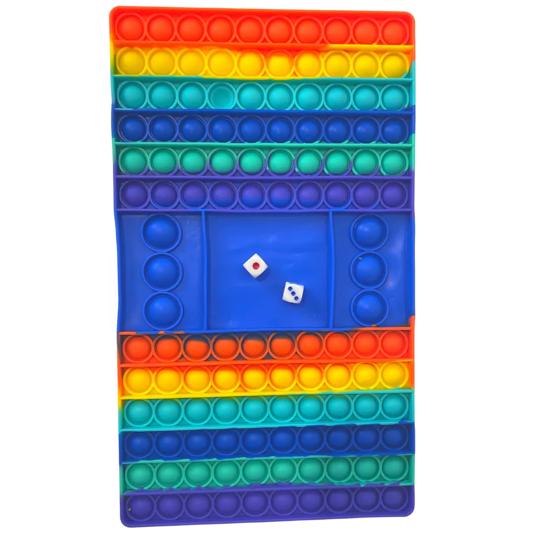 Rainbow Pop It Board Game | 2 Player