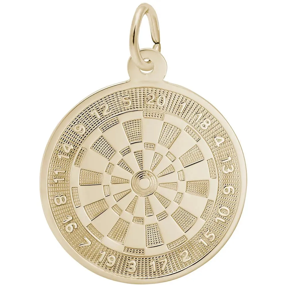 Rembrandt Charms - Dart Board Charm - 7846