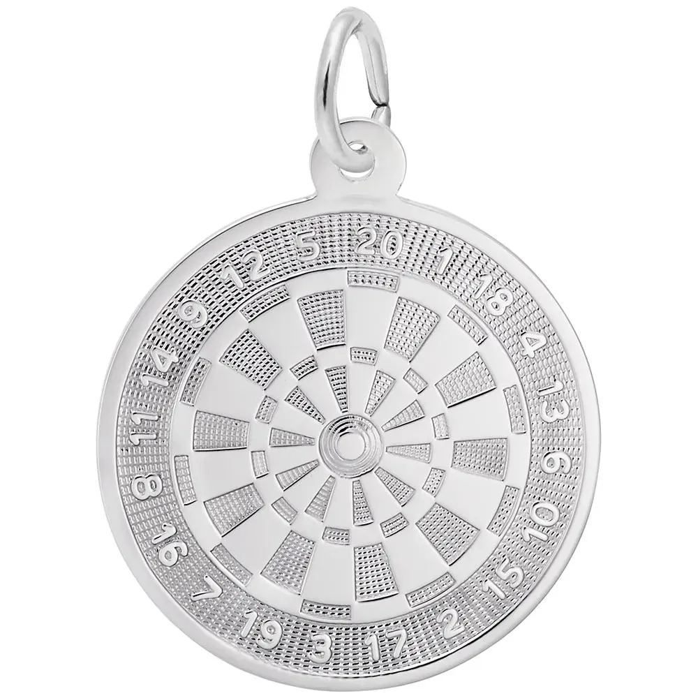 Rembrandt Charms - Dart Board Charm - 7846