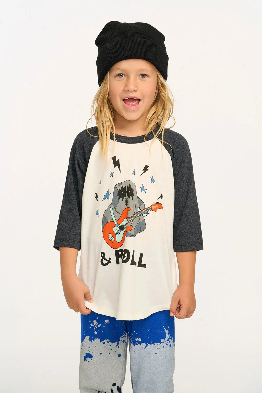 Rock & Roll Baseball Tee