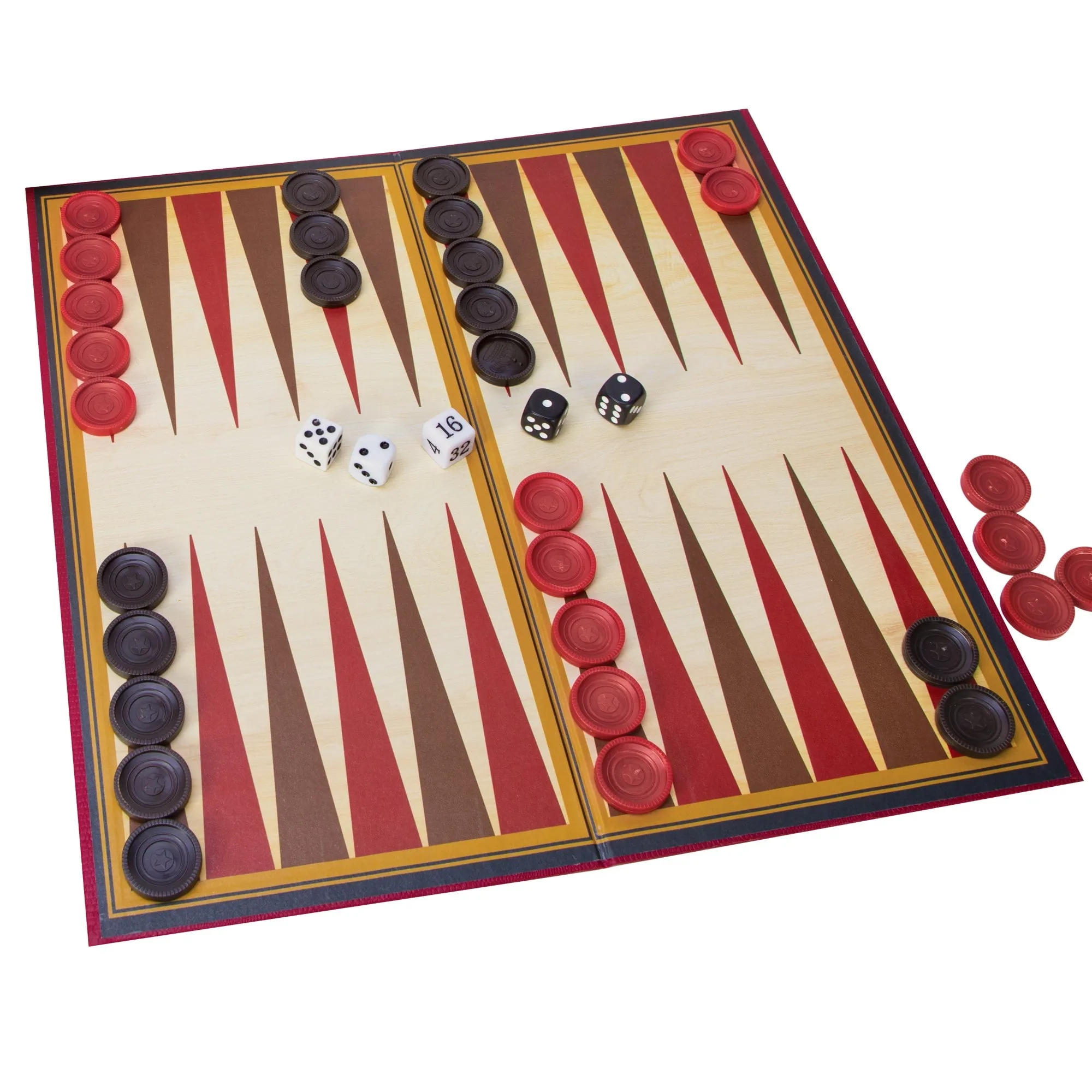 Schylling Classic Game of Chance & Skill Backgammon