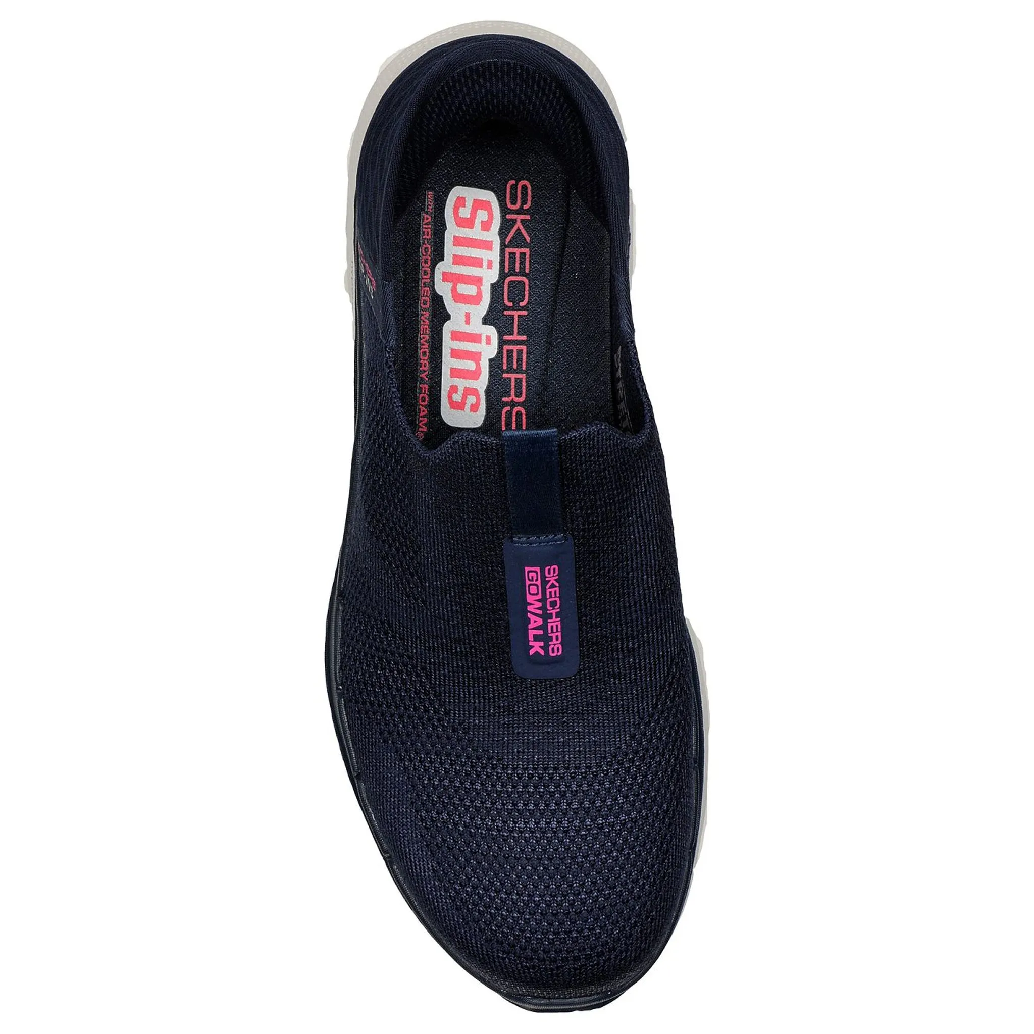 Skechers Women's 124569 Slip-ins GO WALK 6 - Fabulous View Navy Casual Walking Shoes