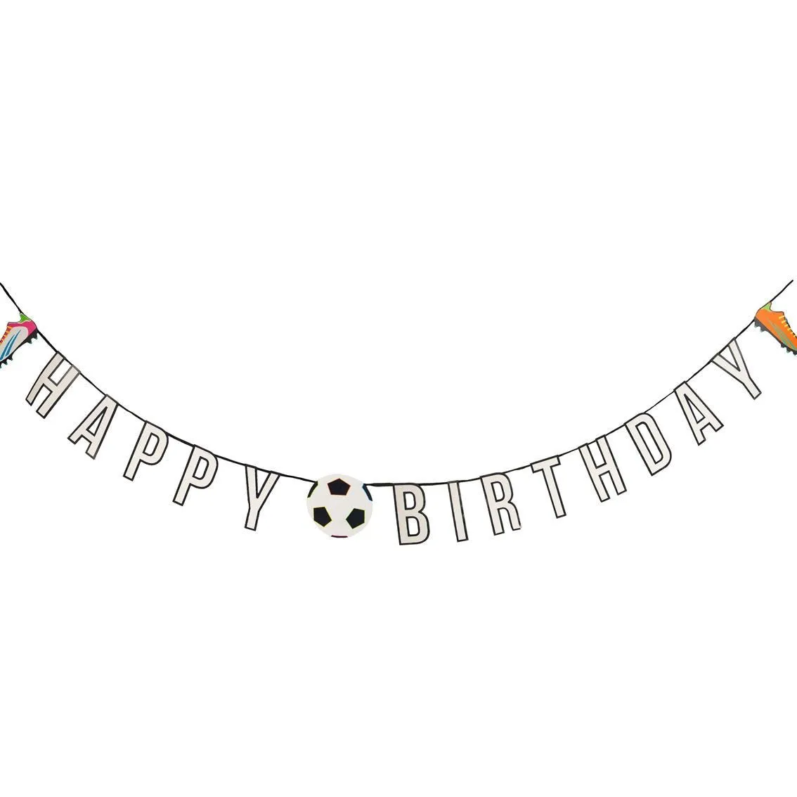 Soccer Happy Birthday Banner