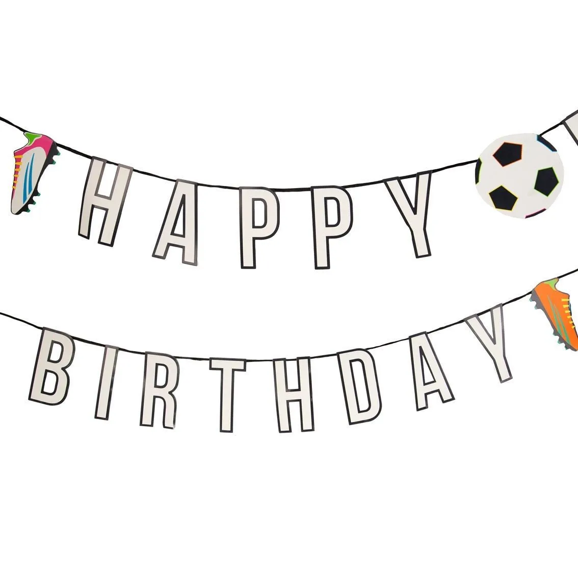 Soccer Happy Birthday Banner