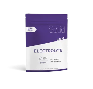 Solid Hydration Electrolyte Tablets Grape Flavor - 1 Bag - 80 Tablets