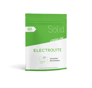 Solid Hydration Electrolyte Tablets Lemon-Lime Flavor - 1 Bag - 80 Tablets