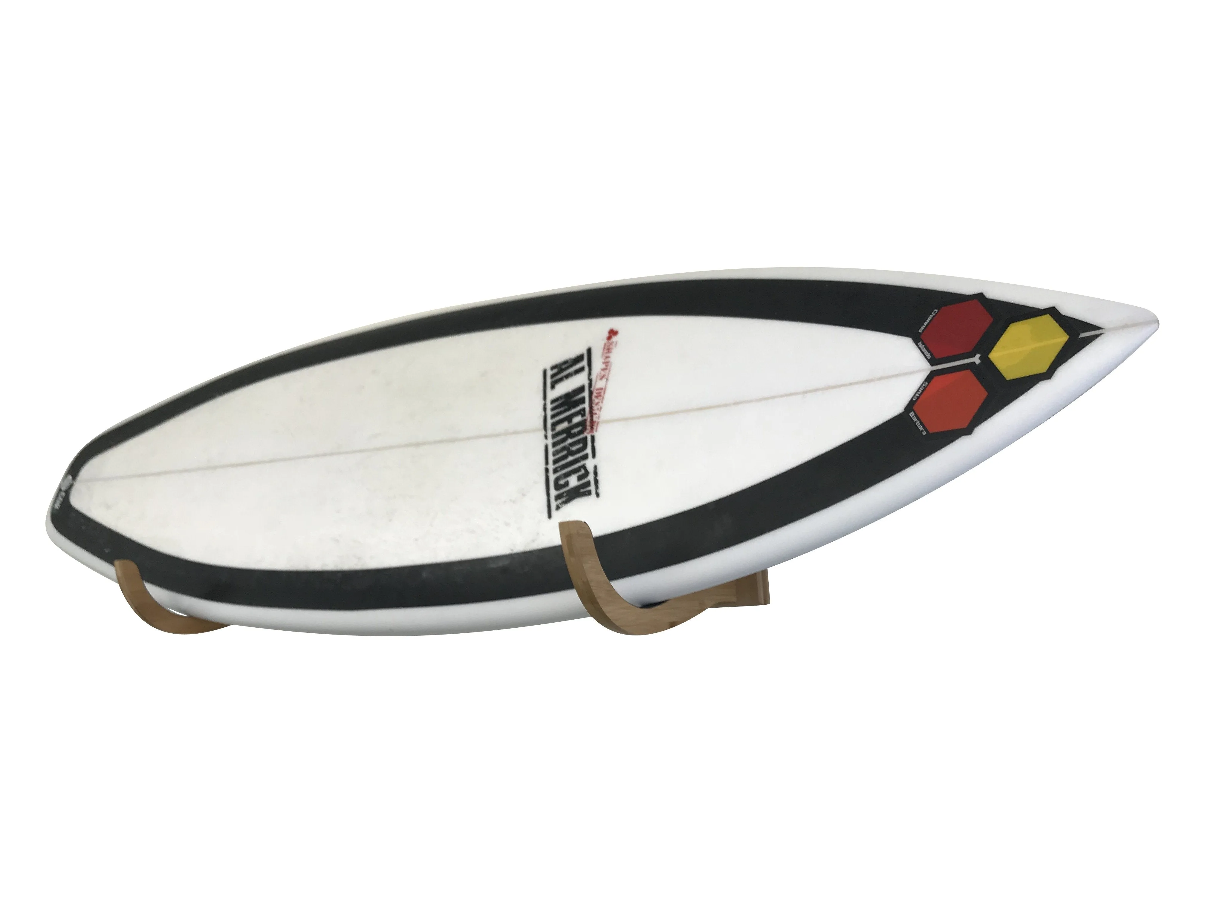 Surfboard Wall Rack - Wooden Single