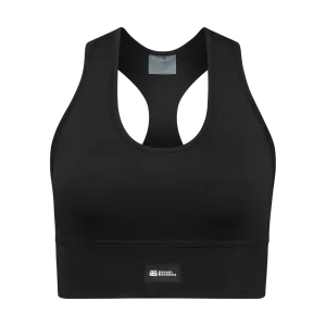 THE UTILITY SPORTS BRA-EBONY