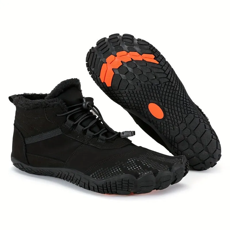 Thermal Winter Explorer Boots - Water Repellent, No Tie, Insulated, Breathable, Slip-Resistant, Casual Walking Shoes for Men - Perfect for Snowy Weather, Outdoor Activities, and Daily Use