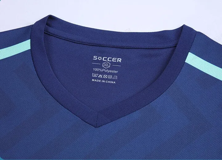 Unisex V-neck Custom Design Soccer Uniforms