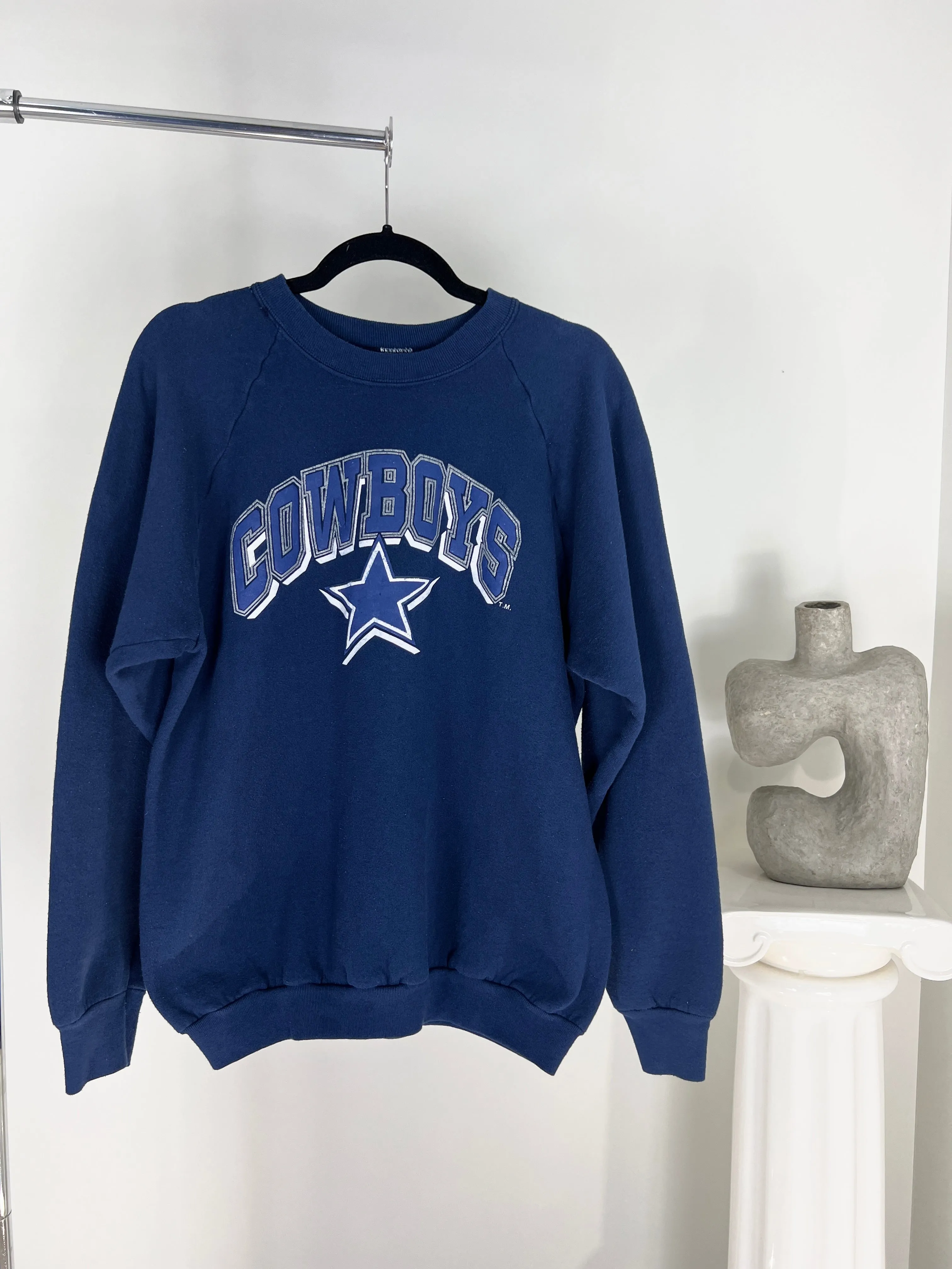 VINTAGE DALLAS COWBOYS NAVY CREWNECK