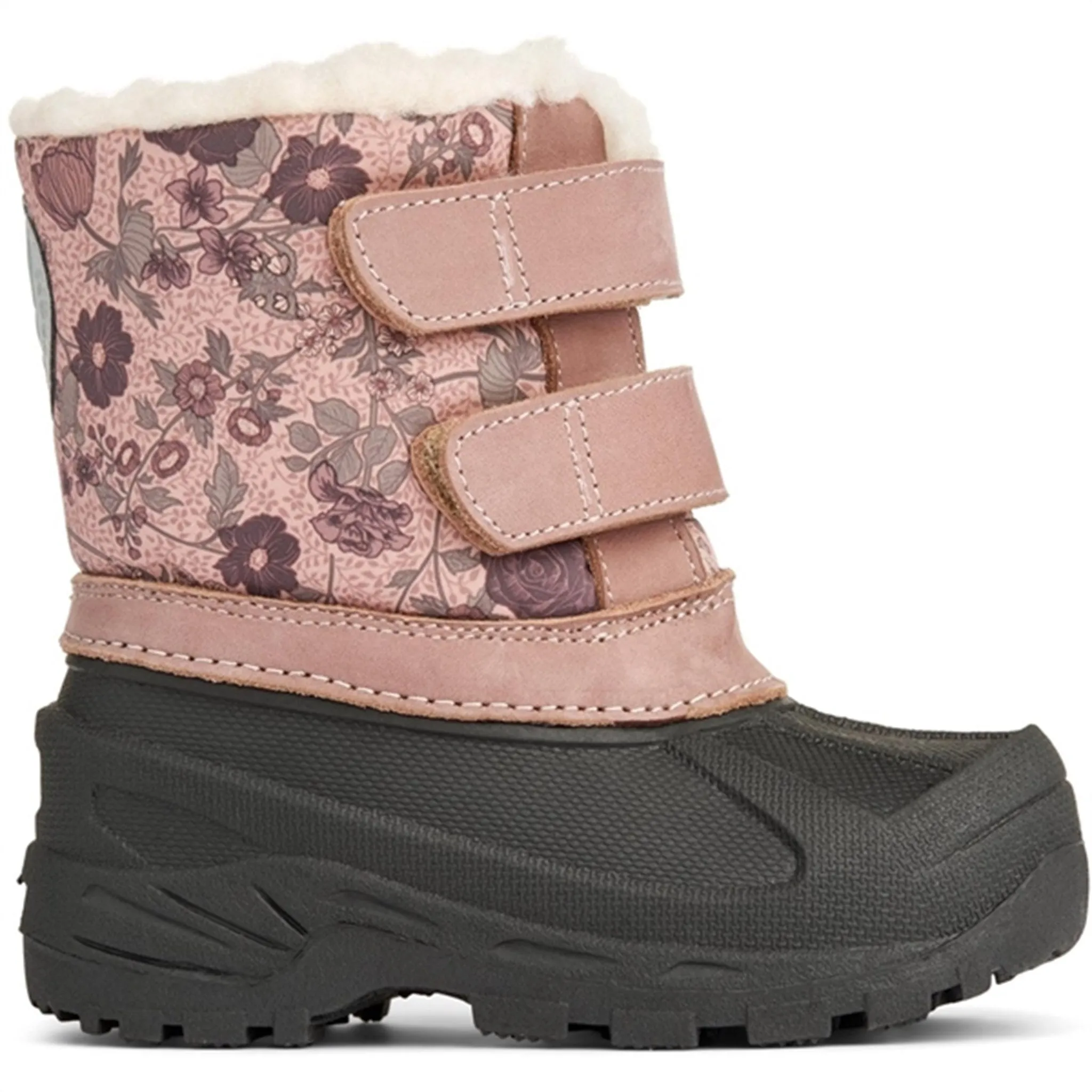 Wheat Thermo Winter Boots Thy Print Dusty Rouge