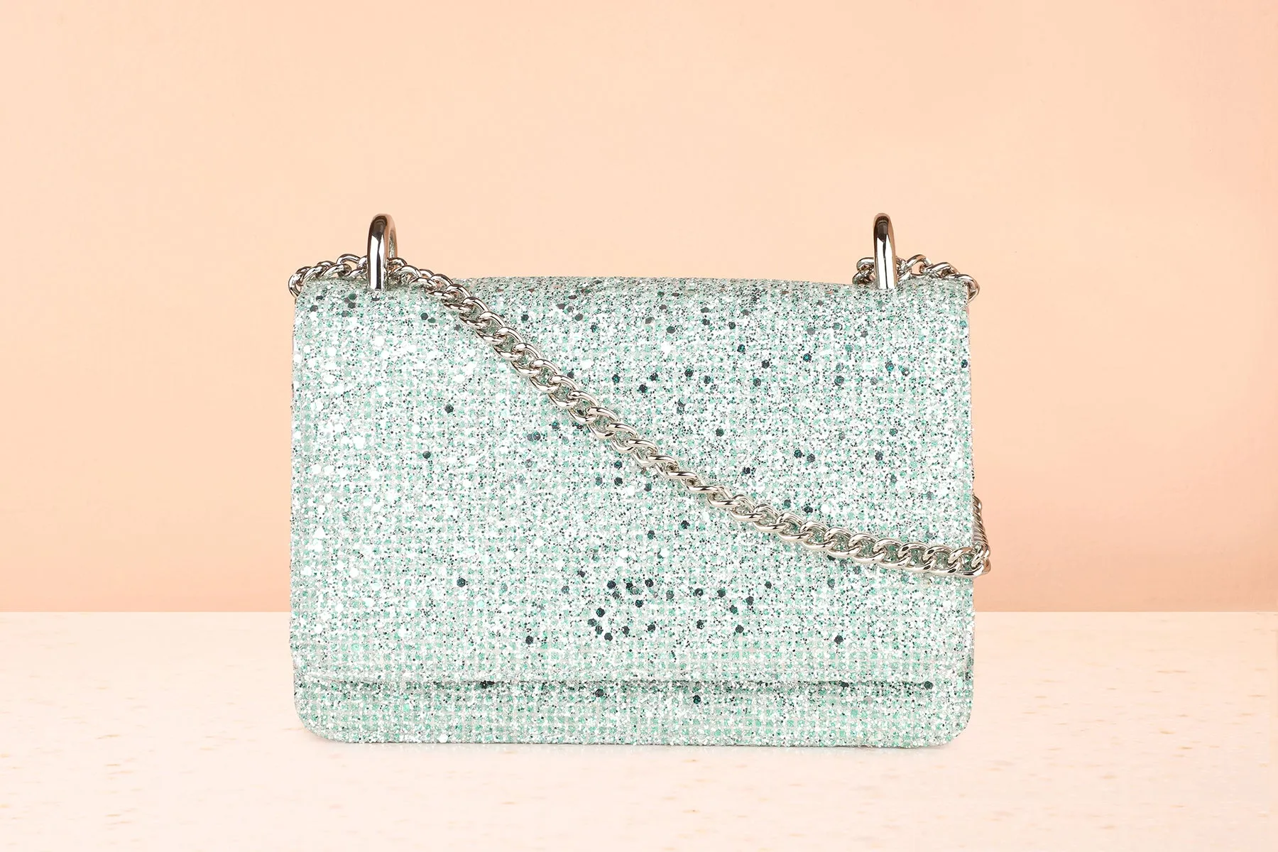 Women Multi Fancy Slip Embellished Box Clutch