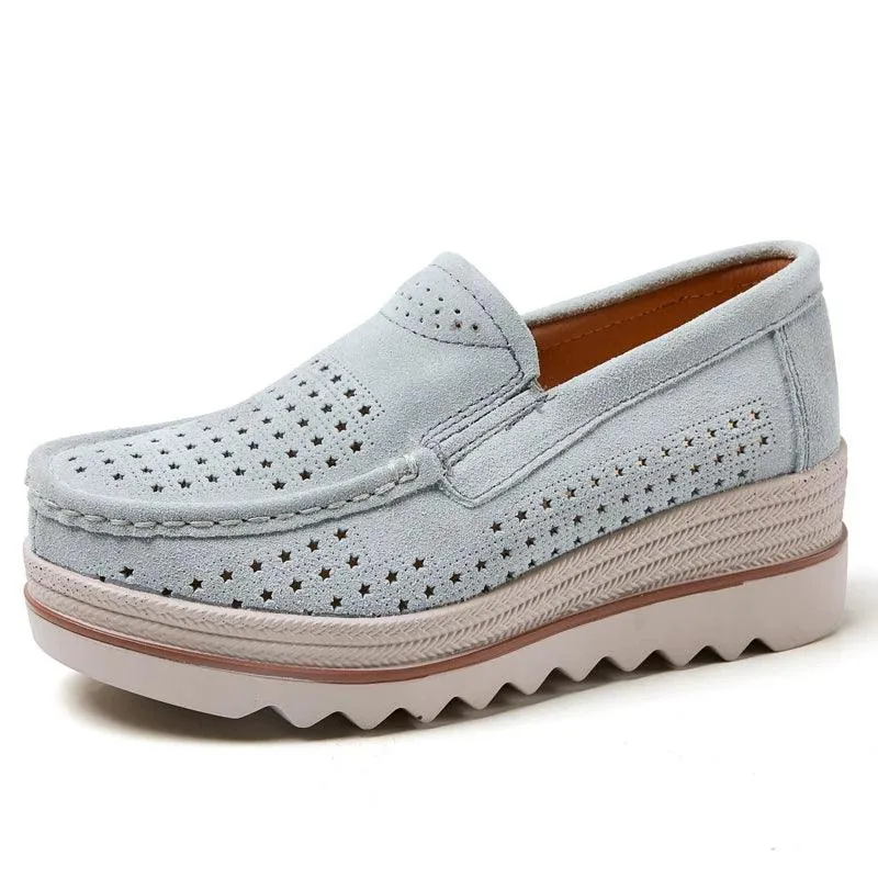 Women's Casual Shoes Loafers Solid Flat Sneakers FGH645-2