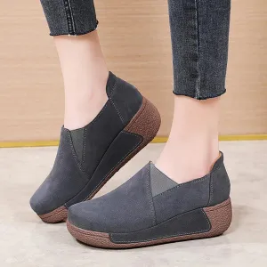 Women's Casual Shoes Loafers Solid Flat Sneakers FGH645-3