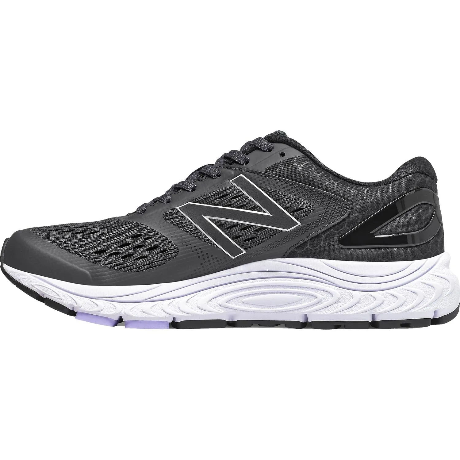 Women's New Balance W840BK4 Running Shoes Black/White Synthetic/Mesh