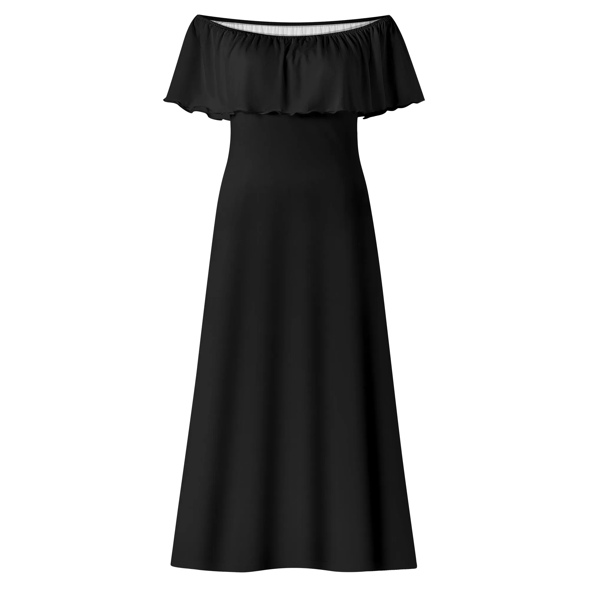 Womens Off-shoulder Long Dress