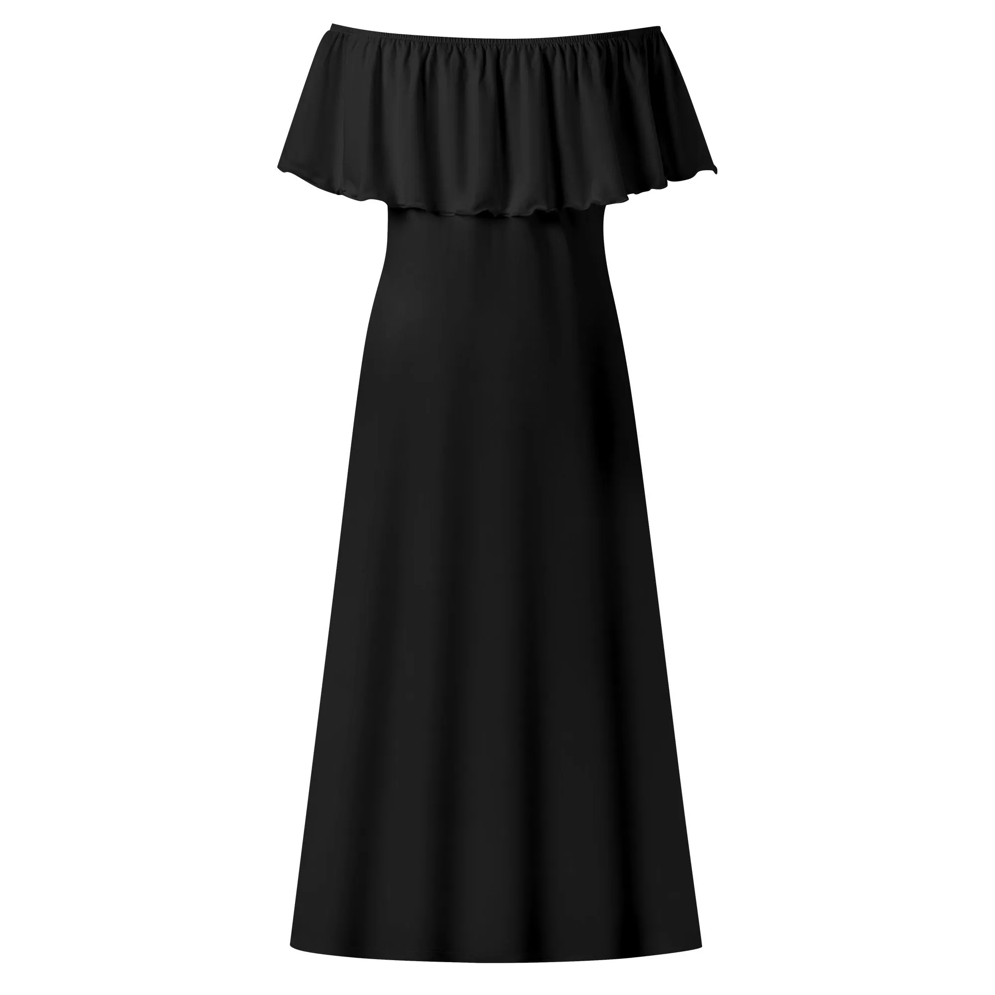 Womens Off-shoulder Long Dress