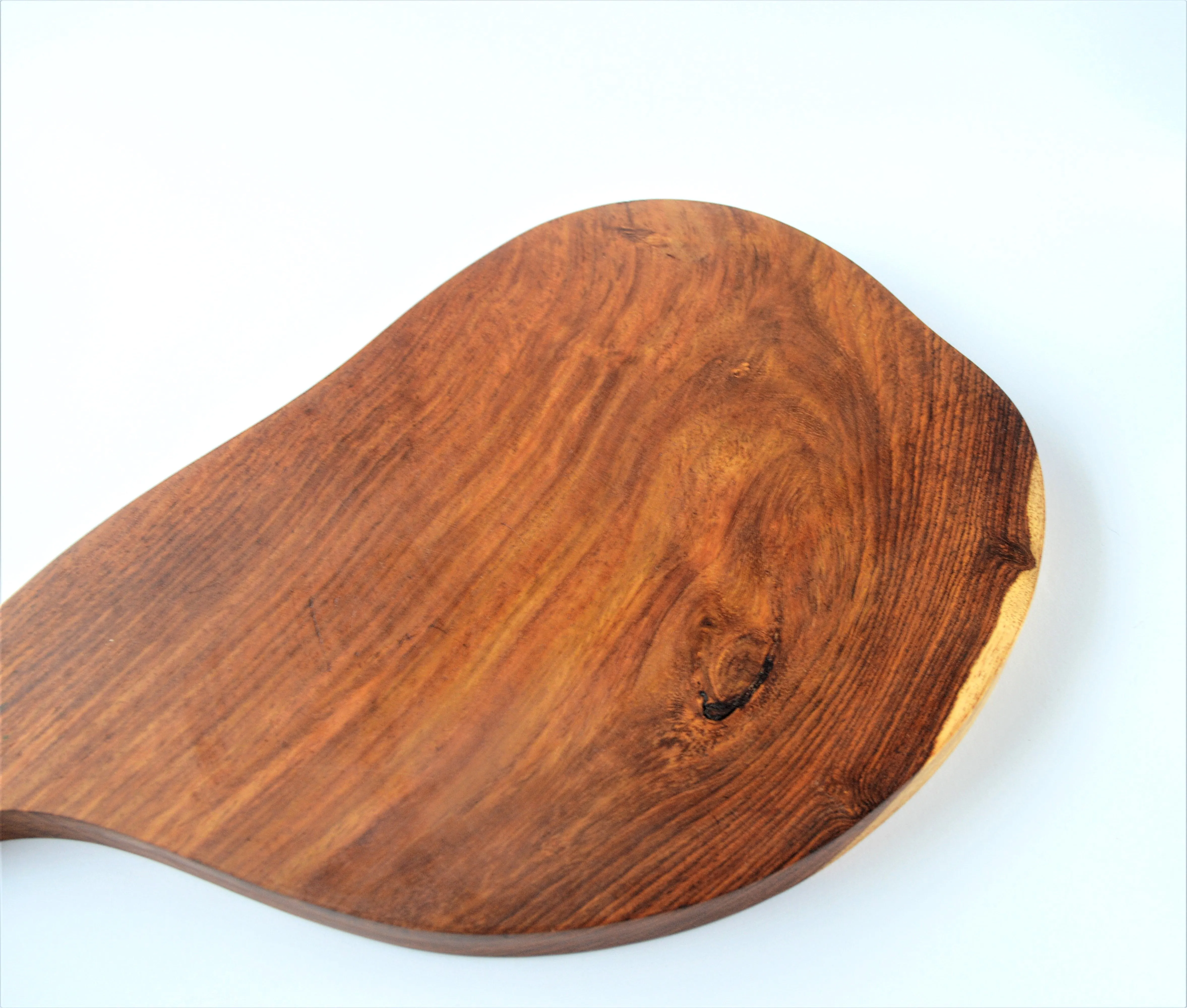 Wooden serving board organic shape (one piece available)